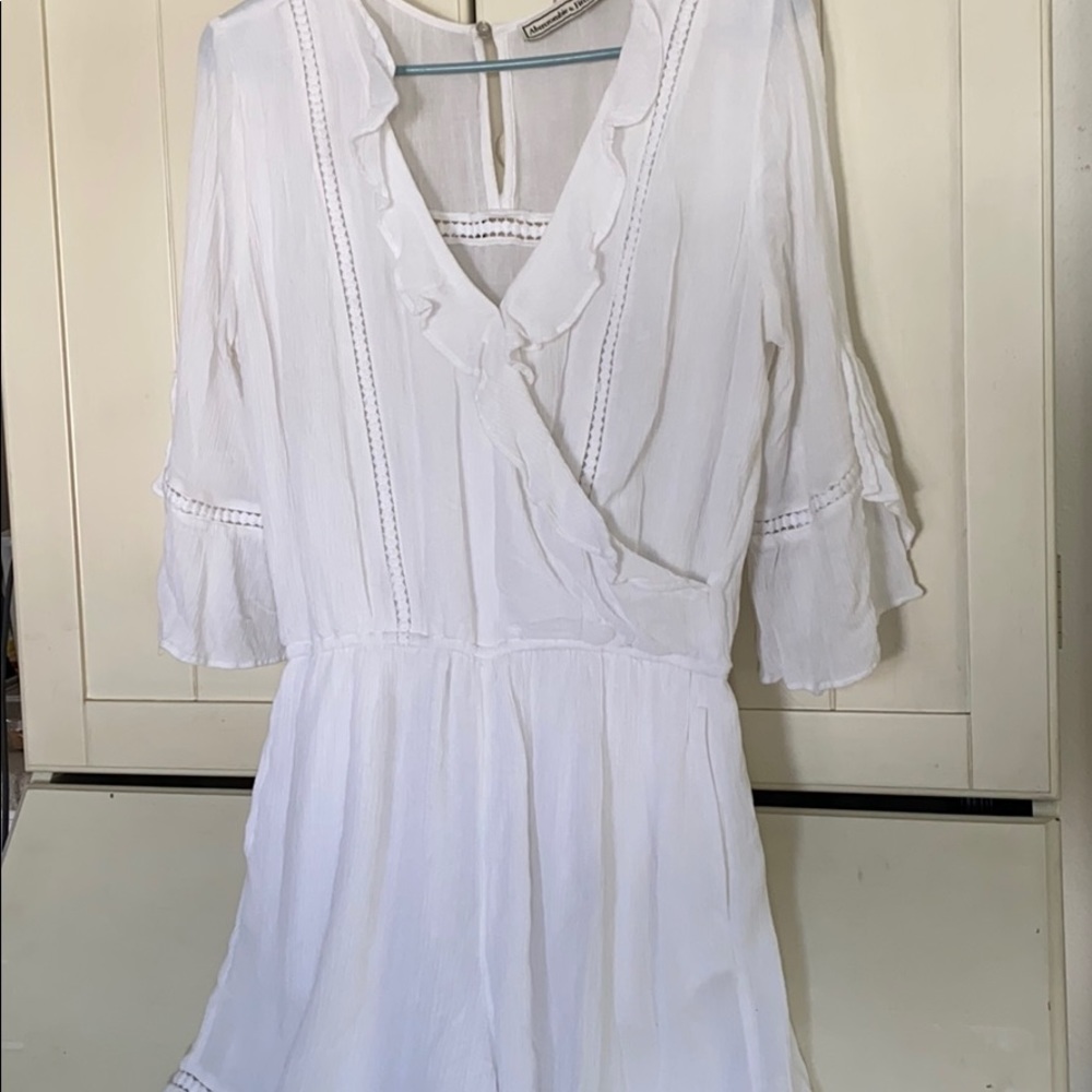 A&F White Boho Romper - Picture 2 of 7